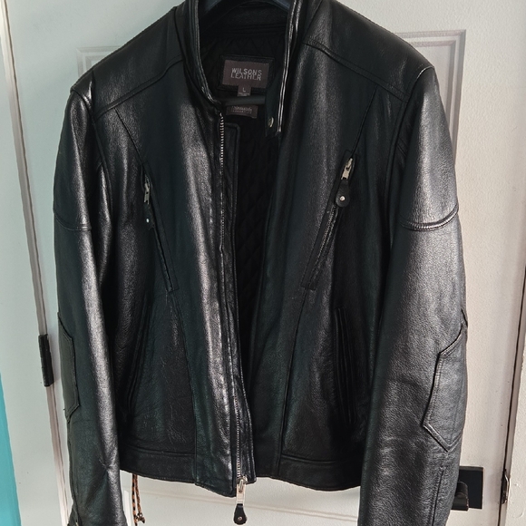 Wilsons Leather Other - Vintage Wilsons Leather Motorcycle Jacket W Removable Thinsulate Insulation Moto